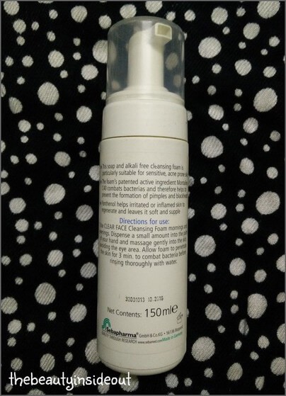 Sebamed Clear Face Cleansing Foam Description