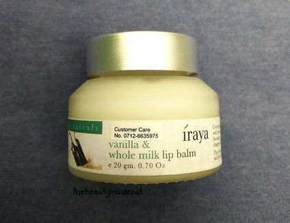 Iraya Vanilla & Whole Milk Lip Balm