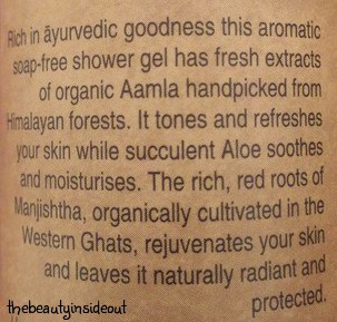 Soultree Wild Aamla Aloe Rejuvenating Manjistha Shower Gel Product Description
