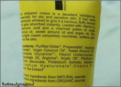 Natural Bath and Body Vitamin E Whipped Cream Product Description