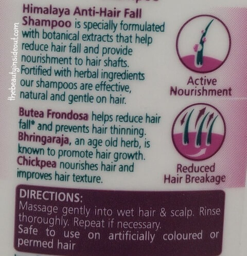 Himalaya shampoo deals ingredients