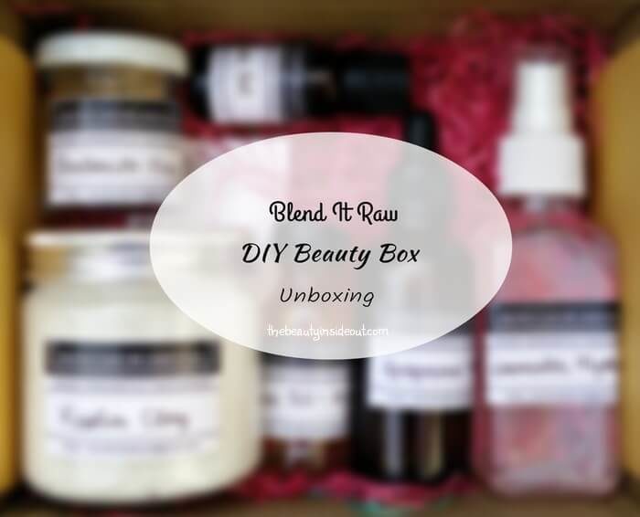 Blend It Raw DIY Beauty Box Unboxing