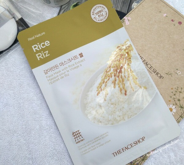 The Face Shop Experience Kit - Real Nature Rice Face Mask