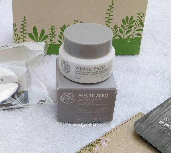 The Face Shop Experience Kit - White Seed Moisture Cream