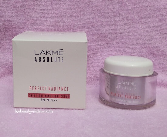 Lakme Absolute Perfect Radiance Cream Review