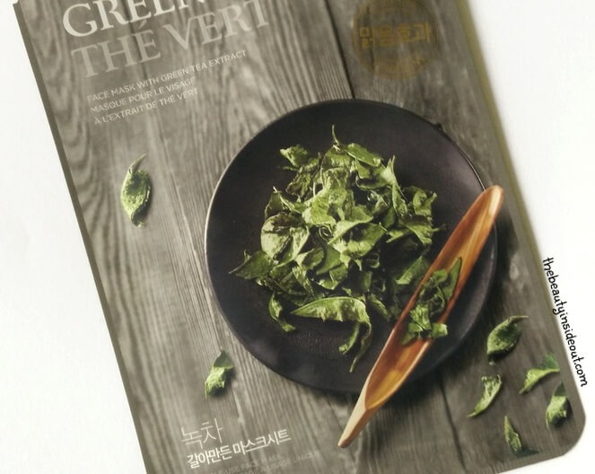 The Face Shop Real Nature Green Tea Sheet Mask Review