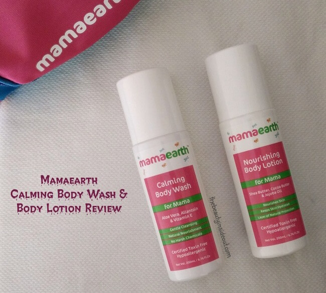 Mamaearth Calming Body Wash and Body Lotion
