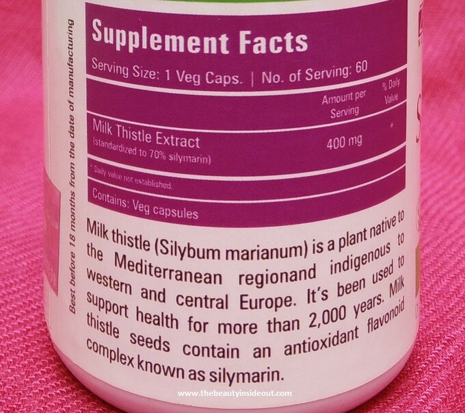 Zenith Nutrition Silymarin Milk Thistle Review