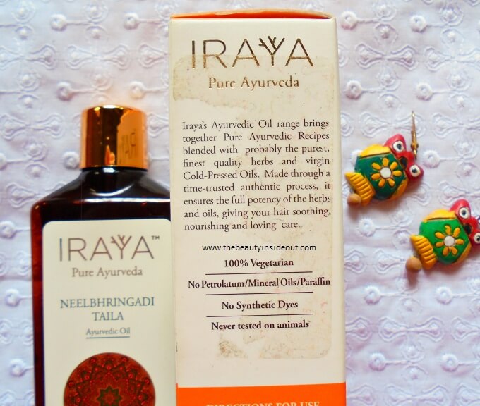 Cold Pressed Iraya Range Of Pure Virgin Ayurvedic Hair Oils