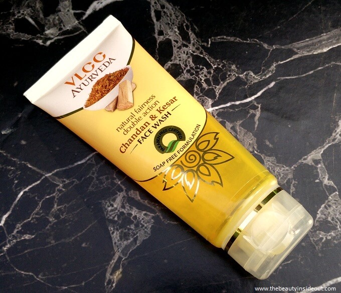 VLCC Ayurveda Natural Fairness Double Action Chandan & Kesar Face Wash Review