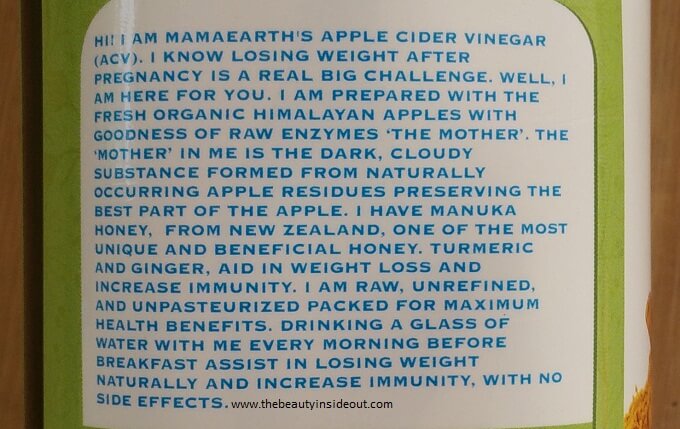 Mamaearth Organic Apple Cidar Vinegar