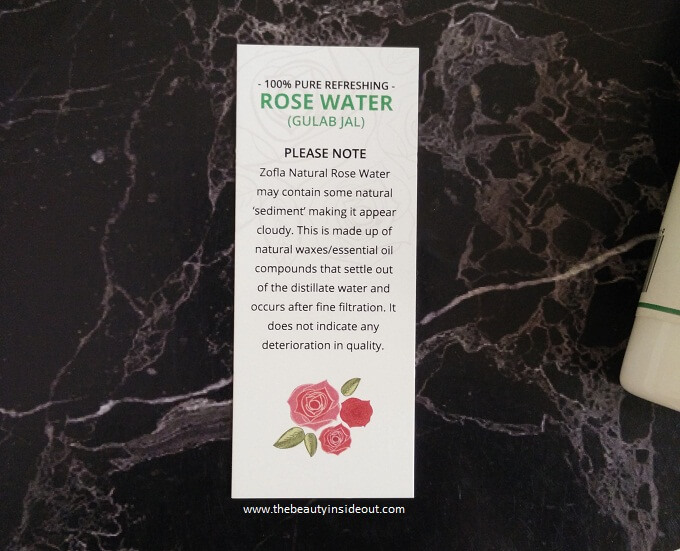 Zofla Rose Water