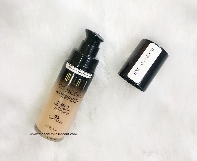 Milani Conceal and Perfect Foundation