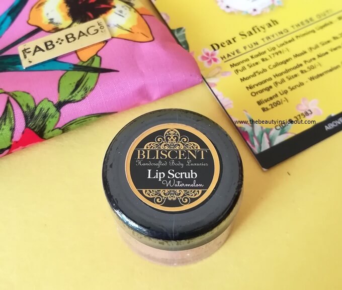 Bliscent Lip Scrub