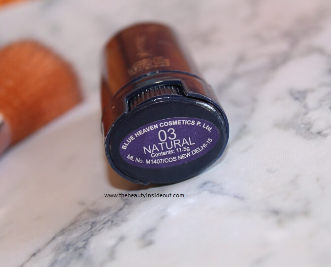 Blue Heaven Xpression Makeup Concealer Stick Review