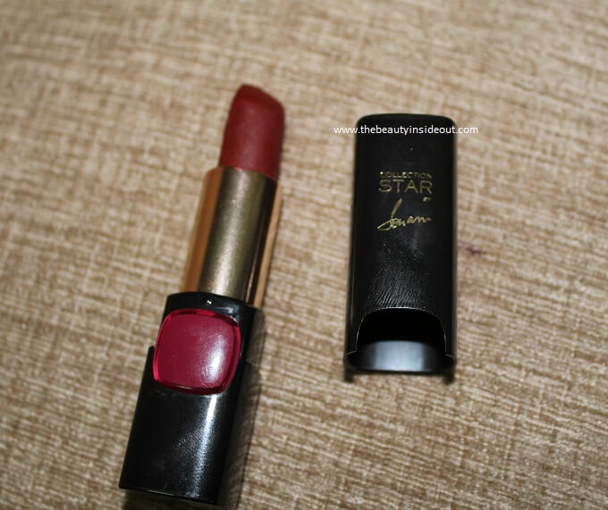 L’Oreal Paris Collection Star Pure Garnet Lipstick