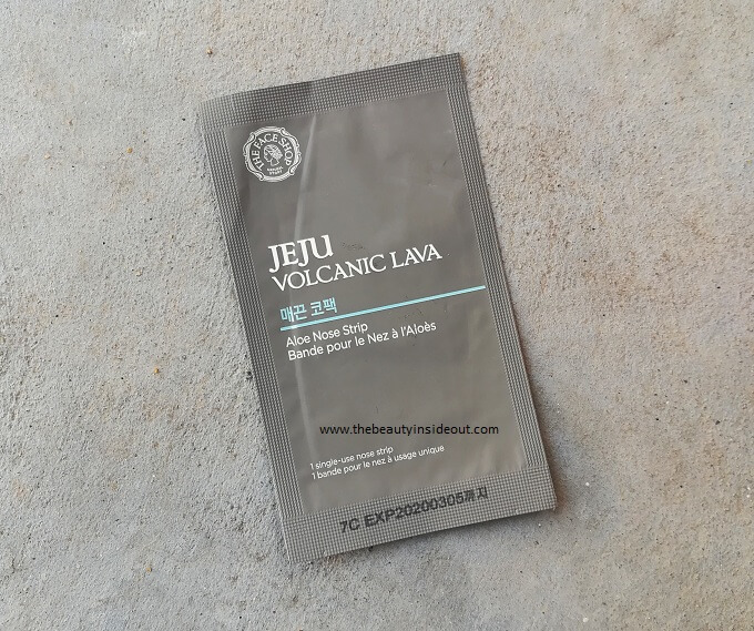 The Face Shop Jeju Volcanic Lava Aloe Nose Strip