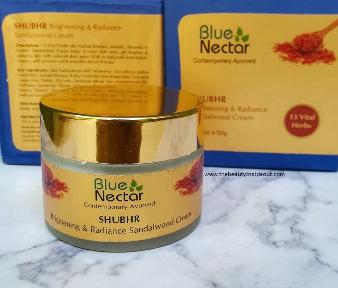 Blue Nectar Brightening & Radiance Sandalwood Cream
