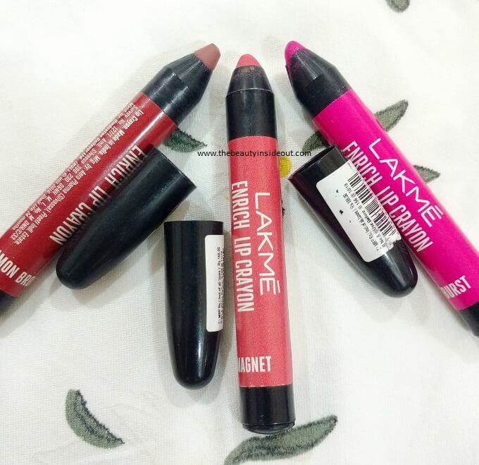 Lakme Enrich Lip Crayon Shades