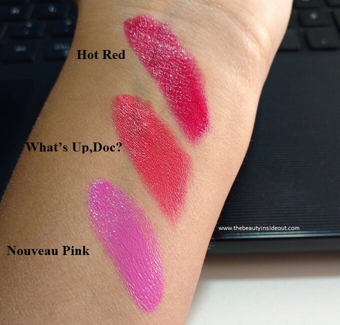 Wet n Wild Silk Finish Lipstick Swatches