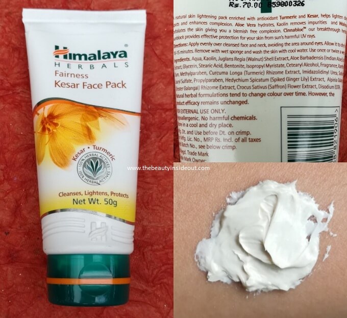 Himalaya Fairness Kesar Face Pack