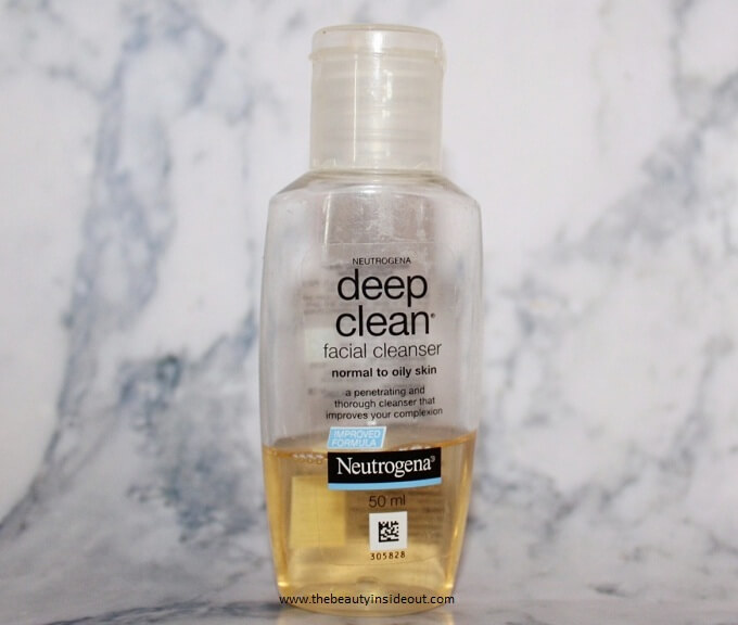 Neutrogena Deep Clean Facial Cleanser Review