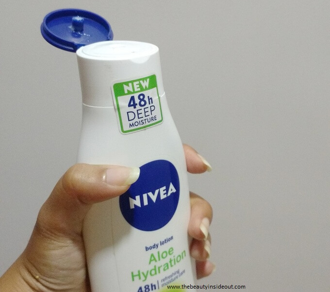 Nivea-Aloe-Hydration-Body-Lotion Packaging