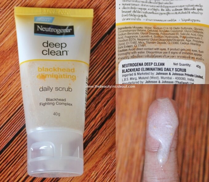 Neutrogena Deep Clean Blackhead Eliminating Scrub