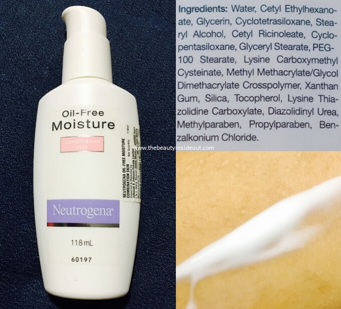 Neutrogena Oil Free Moisturizer for Combination Skin