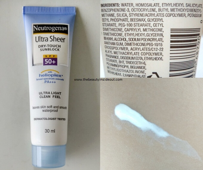 Neutrogena Ultra Sheer Dry Touch Sunblock SPF 50