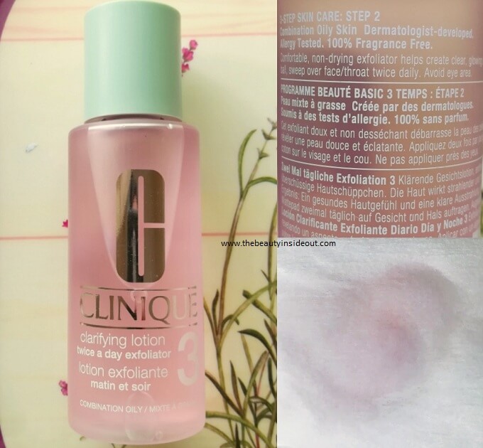 Clinique Clarifying Lotion 3 Review