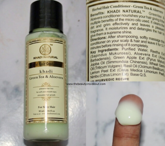 Khadi Natural Green Tea & Aloevera Conditioner