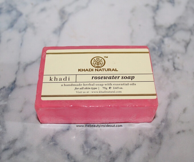 Khadi Natural Rosewater Soap