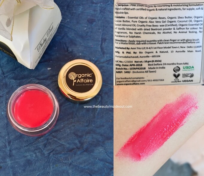 Organic Affaire Plushy Pout Lip Butter