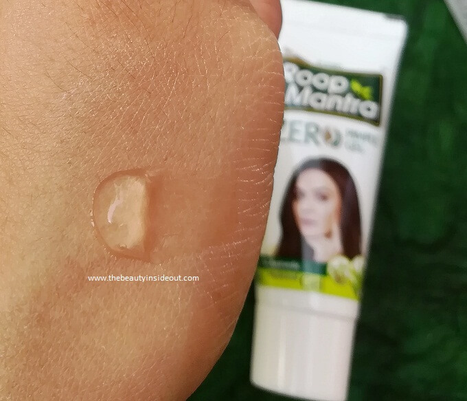 Roop Mantra Zero Pimple Gel Swatch