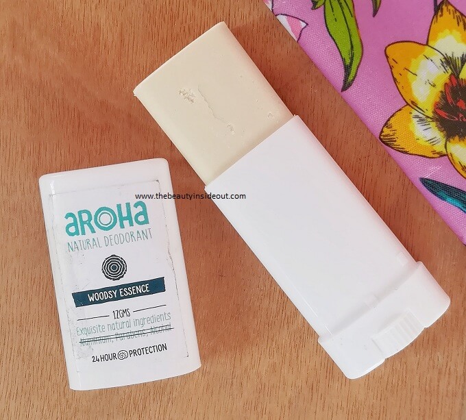 Aroha Natural Deodorant Packaging