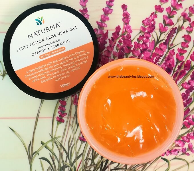 Naturma Hydrating Cinnamon & Orange Gel