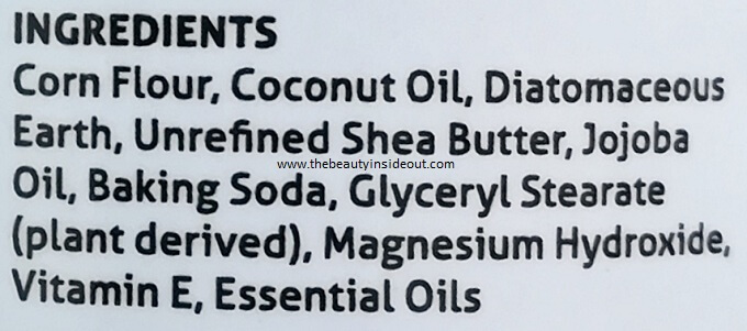 Caveman Naturals Deodorant Ingredients