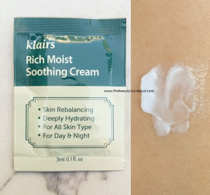 Klairs Rich Moist Soothing Cream