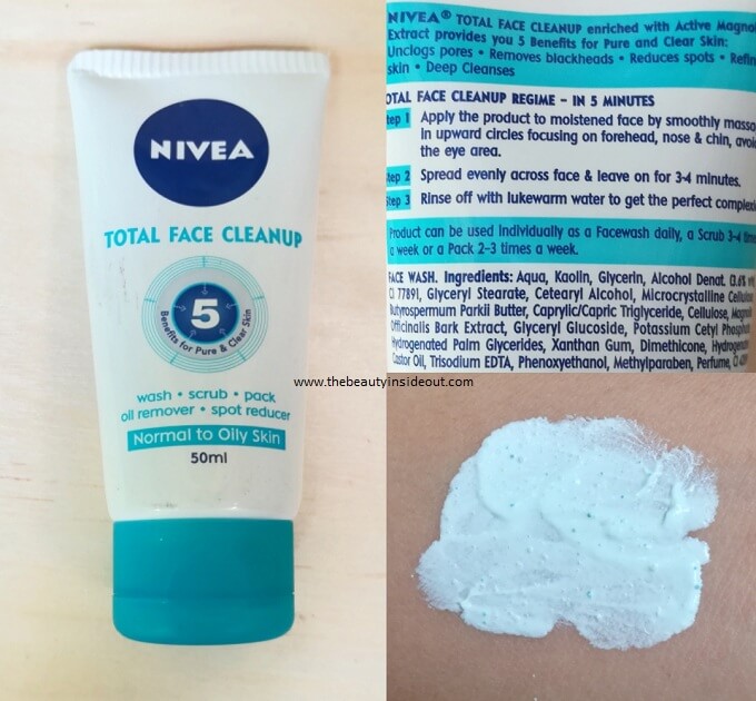 Nivea Total Face Clean Up