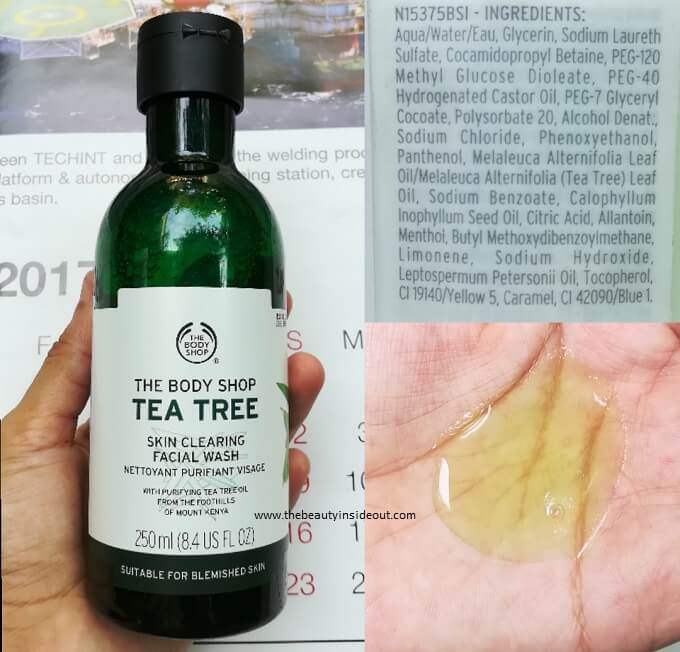 The Body Shop Skin Clearing Tea Tree Facial Wash