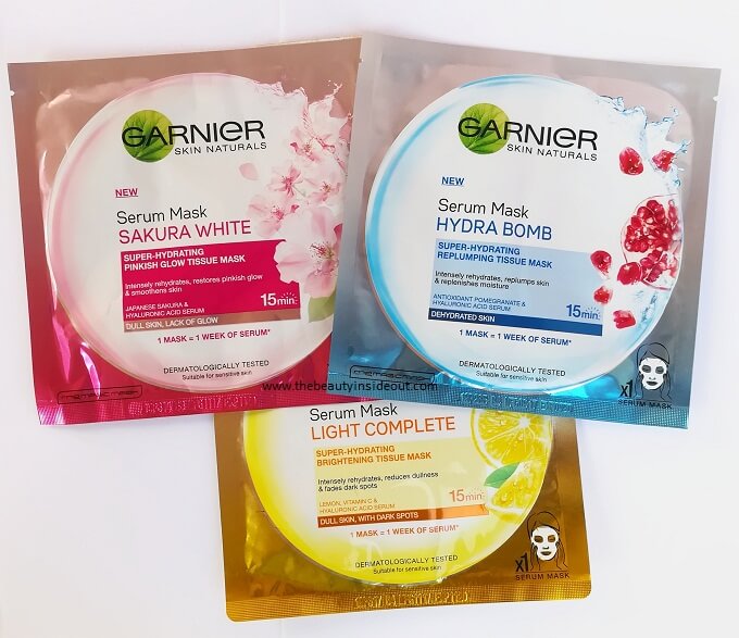 Garnier Sheet Masks