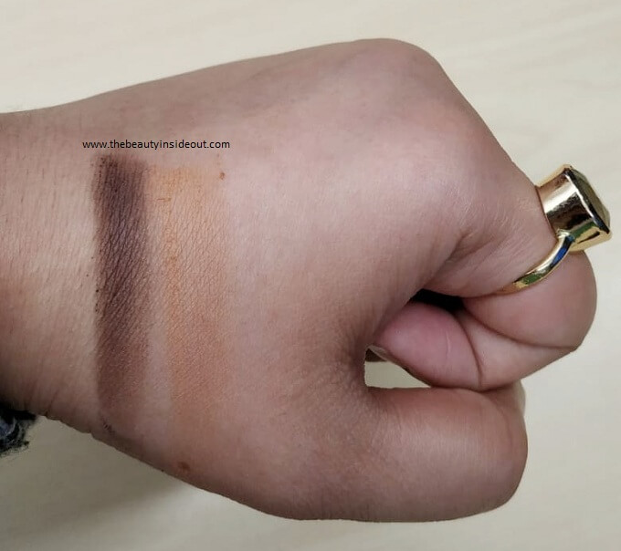 LA Girl Pro Contour Powder Swatches