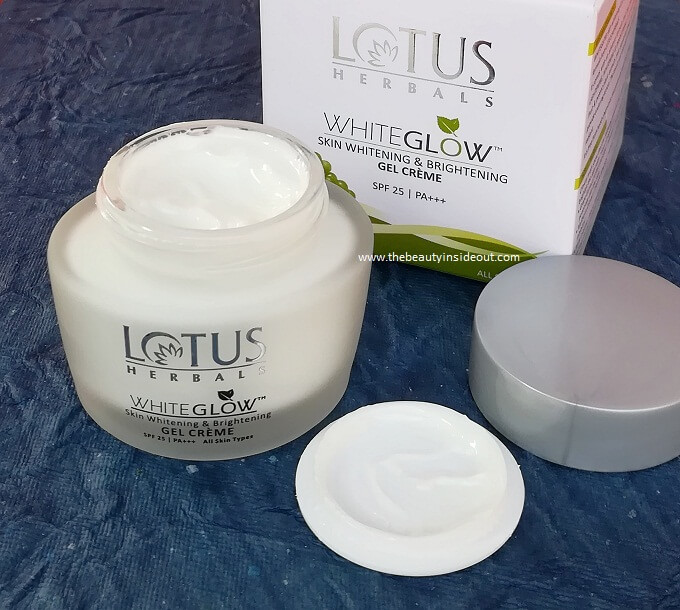 Lotus White Glow Gel Cream 