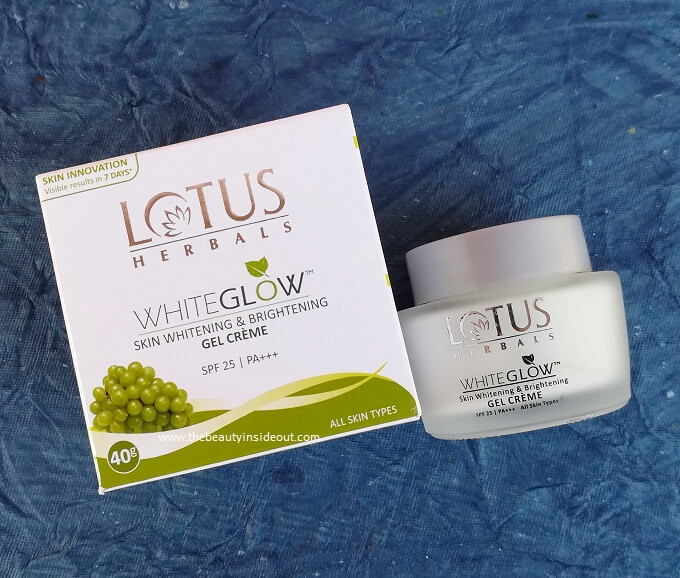 Lotus White Glow Gel Cream