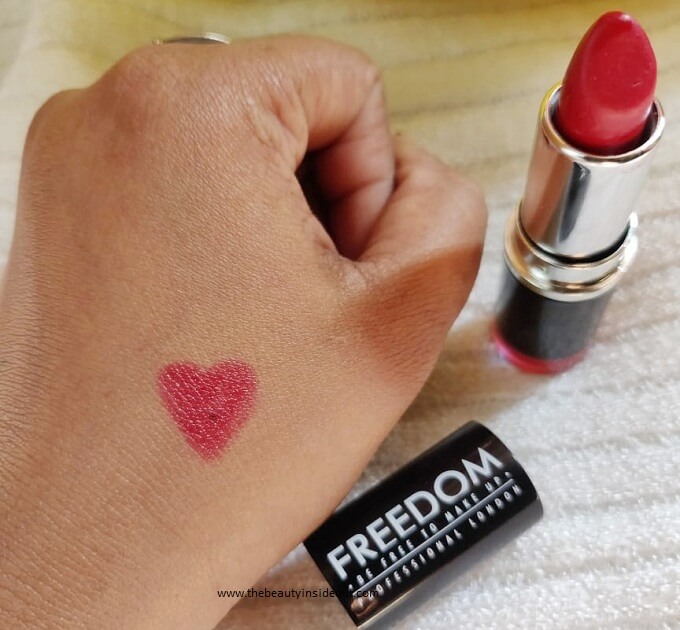 Freedom Makeup London Pro Lipstick Swatches