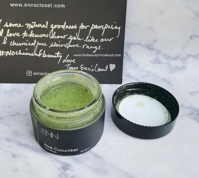 Enns Closet Aloe Cucumber Face Scrub