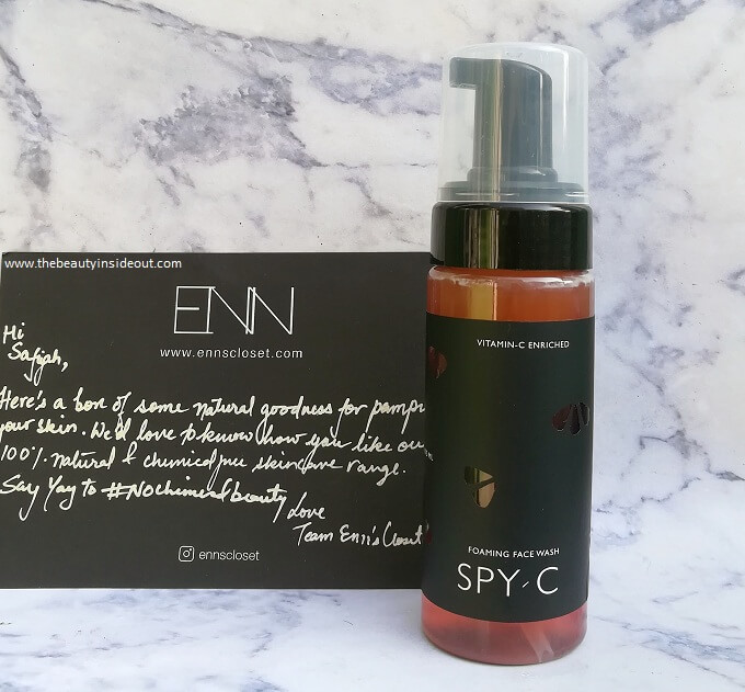 Enns Closet SPY C Foaming Face Wash