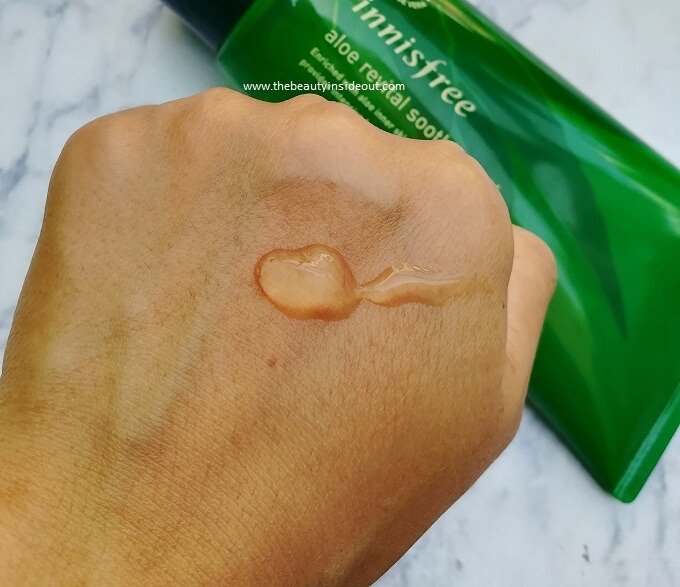 Innisfree Aloe Revital Soothing Gel Texture