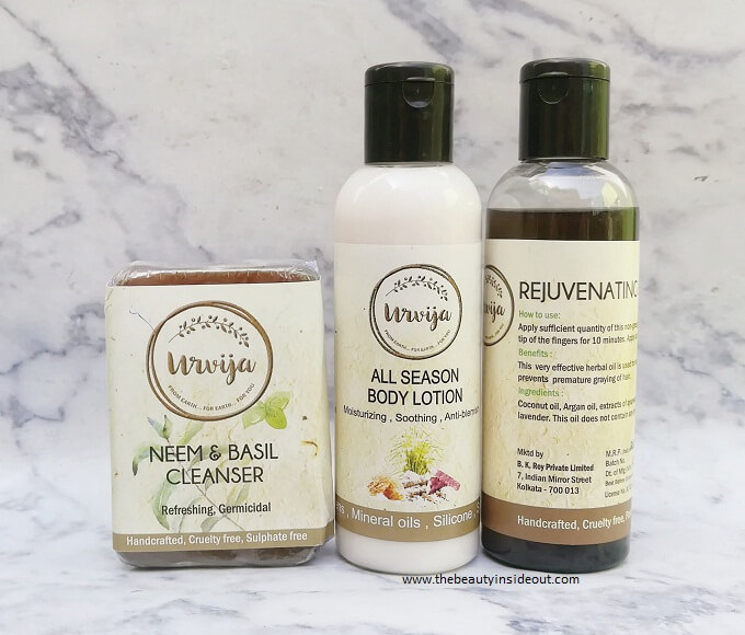 Sustainable Natural Care Urvija Products Review